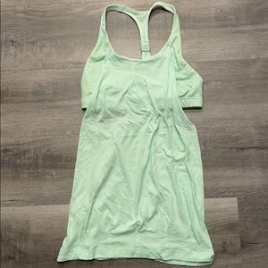 Lululemon mint green tank